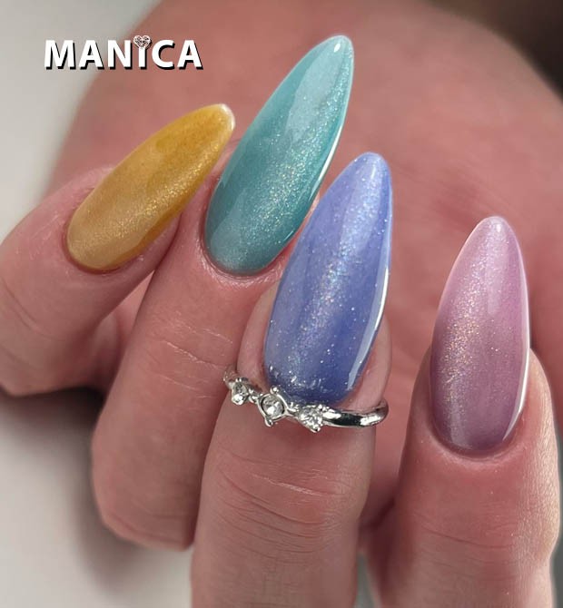 Cat Eye na białej bazie